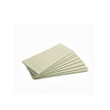 Kaladėlė PLASTIK montavimo 30x100x1mm lyginamoji plokštelė baltos/pilkos spalvos 100 vnt.