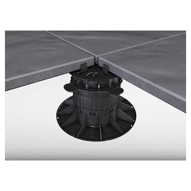 Reguliuojamas pjedestalas 125 mm - 225 mm plytelėms Reguliuojamas pjedestalas 125 mm - 225 mm plytelėms